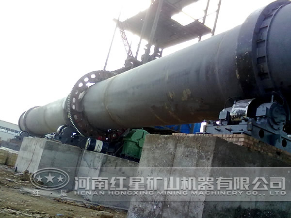 氧化鋅回轉窯作業現場 氧化鋅回轉窯作業現場