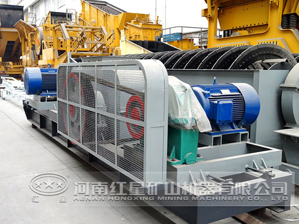 銻礦對輥式破碎機