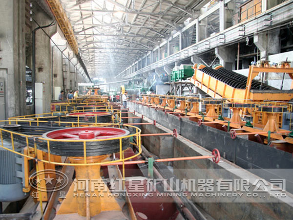 鉛、鋅多金屬礦選礦現場 鉛、鋅多金屬礦選礦現場