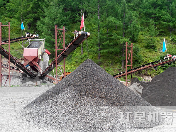 HVI沖擊式制砂、整形機(jī)加工出的石料