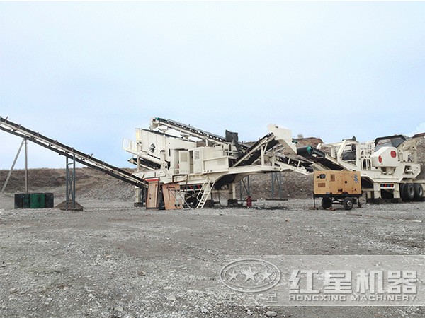 車載一體化打砂機作業現場 車載一體化打砂機作業現場