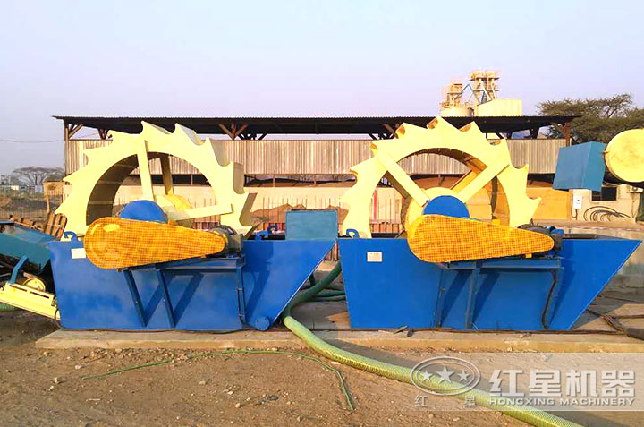 洗沙機器作業現場 洗沙機器作業現場