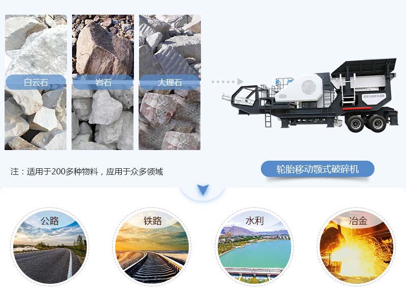 流動碎石機應用范圍 流動碎石機應用范圍