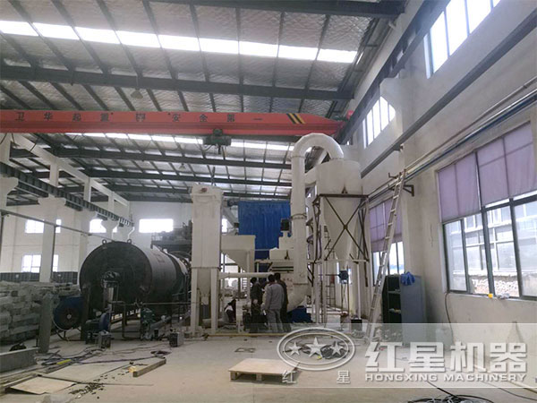 擺式磨粉機生產線作業現場 擺式磨粉機生產線作業現場