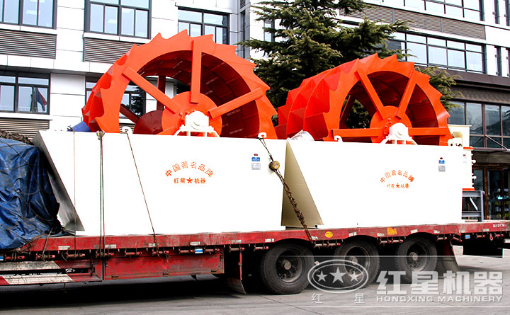 兩臺三輪的洗沙設備已發(fā)貨 兩臺三輪的洗沙設備已發(fā)貨