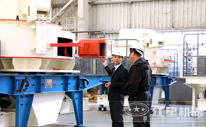 VSI制砂機客戶來訪 VSI制砂機客戶來訪