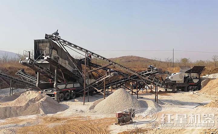 石頭移動鄂破機(jī)客戶現(xiàn)場 石頭移動鄂破機(jī)客戶現(xiàn)場