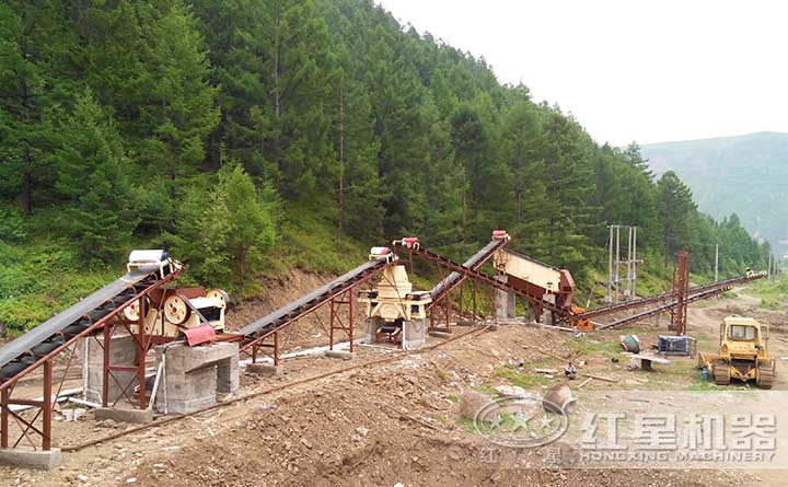 小型制砂生產現場 小型制砂生產現場