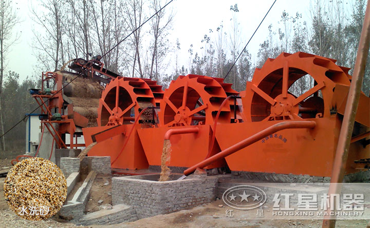 洗石機(jī)作業(yè)現(xiàn)場 洗石機(jī)作業(yè)現(xiàn)場