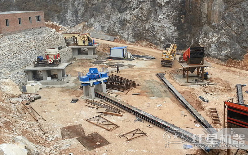 固定式鵝卵石制砂生產線 固定式鵝卵石制砂生產線