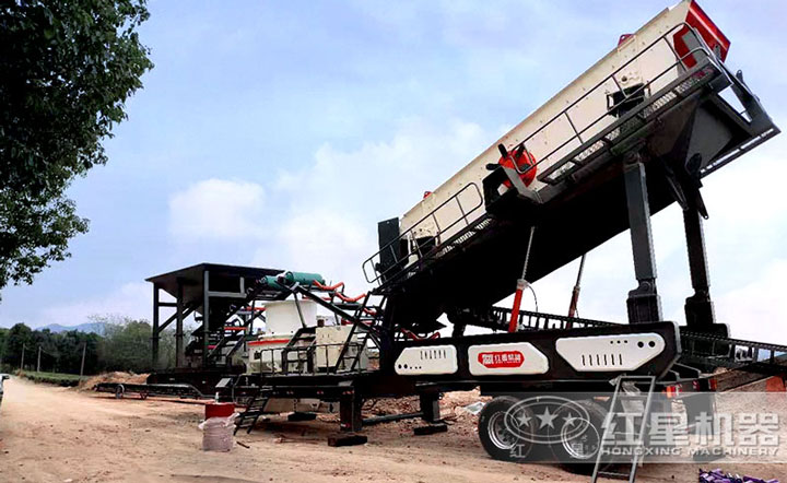 移動制砂機安裝現場 移動制砂機安裝現場