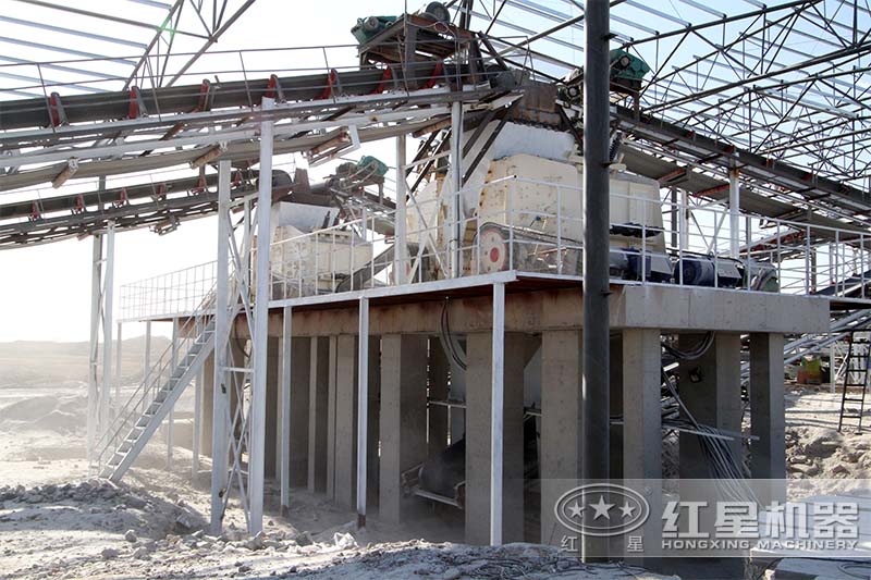 大型碎石制砂機設備現場 大型碎石制砂機設備現場