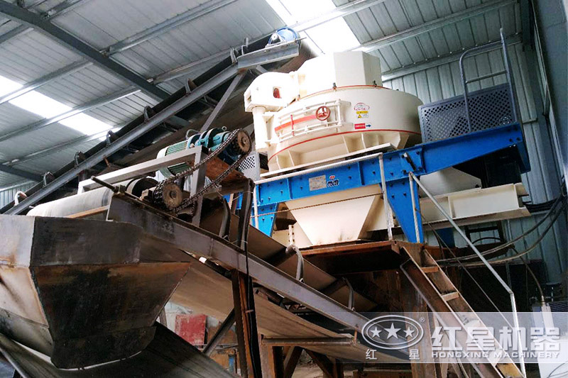 河卵石磨砂機設備客戶現場 河卵石磨砂機設備客戶現場