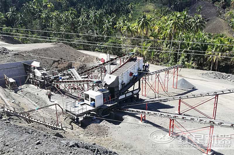 移動破碎站生產現場 移動破碎站生產現場