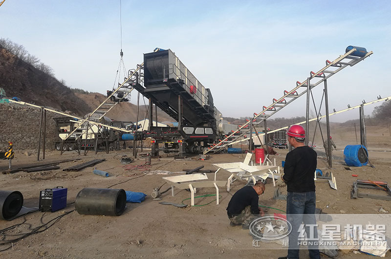 建筑垃圾處理生產(chǎn)現(xiàn)場 建筑垃圾處理生產(chǎn)現(xiàn)場