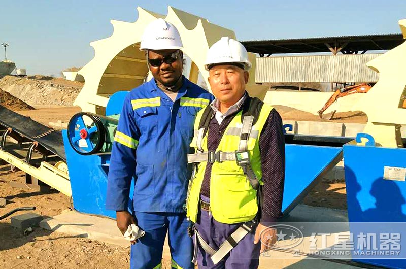 洗沙機生產現場 洗沙機生產現場