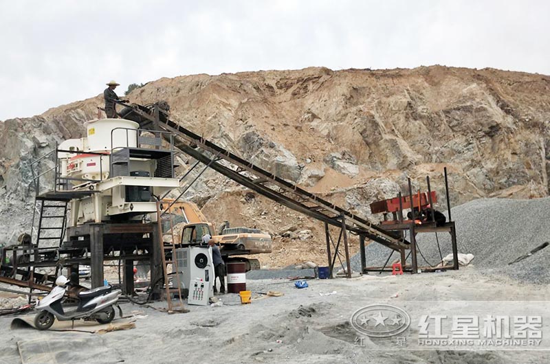 石頭打砂加工客戶現(xiàn)場 石頭打砂加工客戶現(xiàn)場